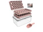 AJ 2-Pack Ice Cube Tray With Lid & Bin