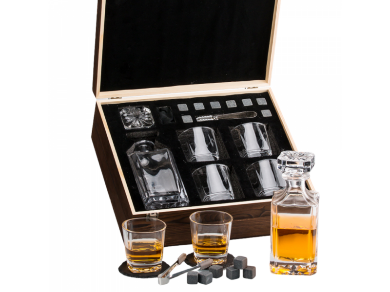 Forneed Quattro Whisky Glasses & Stones Gift Set - Σετ Δώρου Ουίσκι