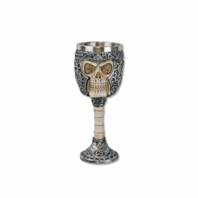 ΠΟΤΗΡΙ ΔΙΑΚΟΣΜΗΤΙΚΟ TOLE10 Skull decoration cup. 19 cm