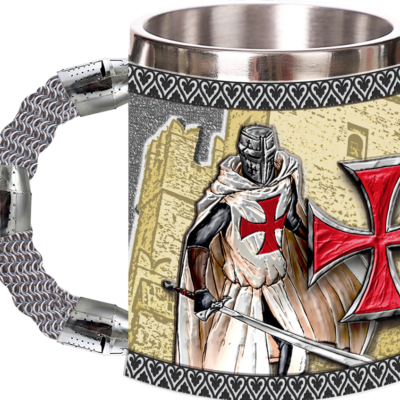 ΠΟΤΗΡΙ ΔΙΑΚΟΣΜΗΤΙΚΟ TOLE10 Resin mug. Knight Templar