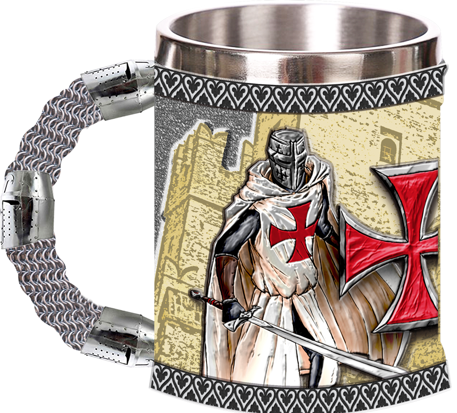 ΠΟΤΗΡΙ ΔΙΑΚΟΣΜΗΤΙΚΟ TOLE10 Resin mug. Knight Templar
