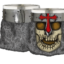 ΠΟΤΗΡΙ ΔΙΑΚΟΣΜΗΤΙΚΟ TOLE10 shot glass. Templar Cross skull