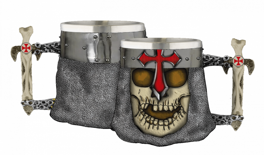 ΠΟΤΗΡΙ ΔΙΑΚΟΣΜΗΤΙΚΟ TOLE10 mug. Templar Cross Skull