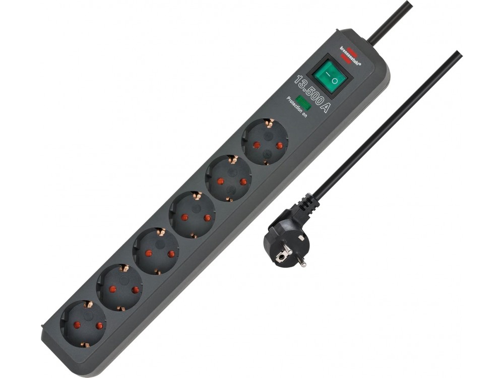 Brennenstuhl Eco-Line 6-outlet Power Strip