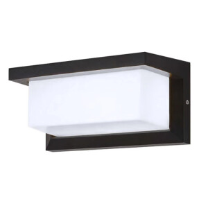 LED Φωτιστικό Τοίχου 12W, 4000K, 960lm, IP65, Μεταλλικό, Μαύρο POWERTECH HLL-0165