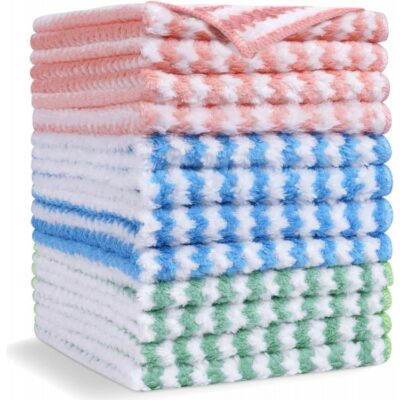 AJ Microfiber Cleaning Cloths 10pcs