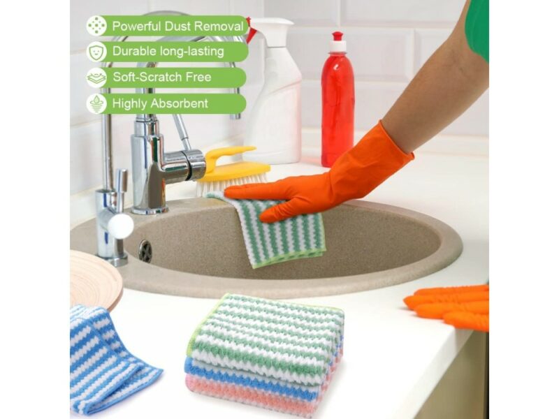 AJ Microfiber Cleaning Cloths 10pcs