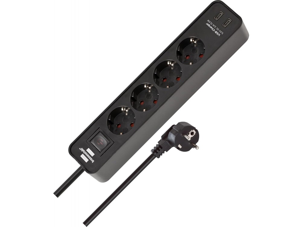 Brennenstuhl Ecolor 4-outlet Extension socket