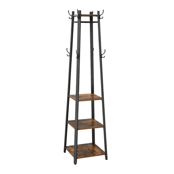 Μεταλλικός Καλόγερος με 3 Ράφια 45 x 45 x 181 cm Vasagle (LCR80X) (VASLCR80X)