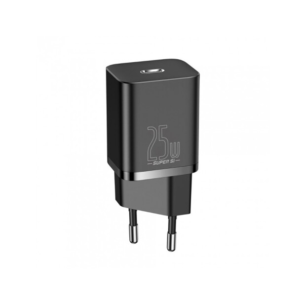 Baseus Super Si 1C Travel Charger Black (25W)(CCSP020101)