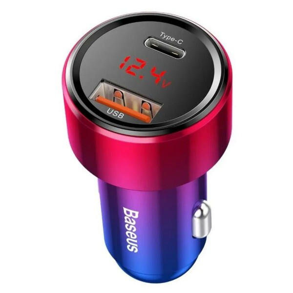 Baseus Φορτιστής Αυτοκινήτου Πολύχρωμος Magic Car Charger QC 4.0 PD με Θύρες: 1xUSB 1xType-C (CCMLC20C-09)