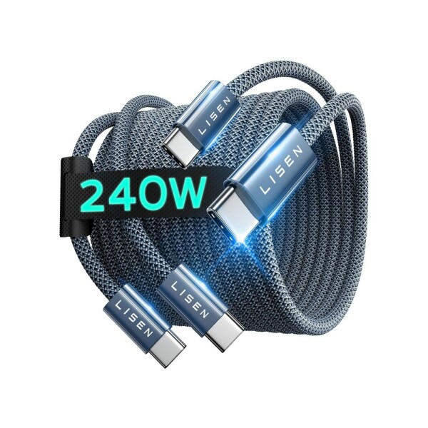 Lisen Σετ 2 Καλώδια USB-C σε USB-C