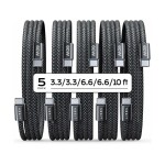 Lisen Σετ 5 Καλώδια USB-C σε USB-C