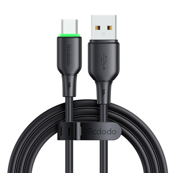 USB to USB-C Cable Mcdodo CA-4751 with LED light 1.2m (black) Mcdodo