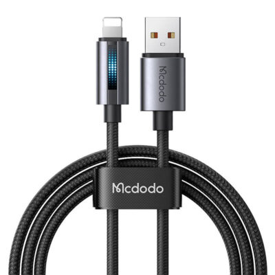 Mcdodo USB-A to Lightning Cable CA-5660 With Breathing Light 1.2m (black) Mcdodo