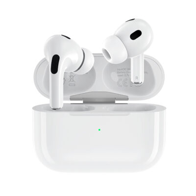 Bluetooth ακουστικά handsfree 5ης γενιάς με θήκη ασύρματης φόρτισης και noise cancellation, σε λευκό χρώμα XO EV53