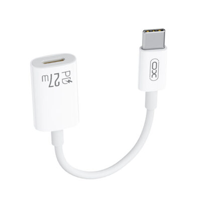 Καλώδιο-αντάπτορας USB High-Speed Type-C αρσ. - Lightning θηλ., 0.12m σε λευκό χρώμα XO NB-R268A