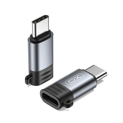 Αντάπτορας USB High-Speed type-C αρσ. - Lightning θηλ., σε μαύρο χρώμα XO NB263B