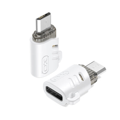 Αντάπτορας USB High-Speed type-C θηλ. - Micro USB αρσ., σε λευκό χρώμα XO NB256H