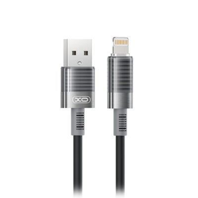 Καλώδιο USB High-Speed Α αρσ. - Lightning, 1.00m σε μαύρο χρώμα XO NB282