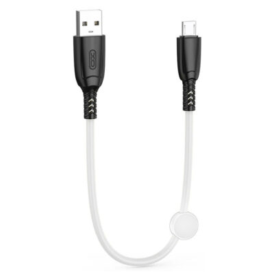 Καλώδιο USB High-Speed Α αρσ. - MICRO USB αρσ., 25cm σε λευκό χρώμα XO NB247