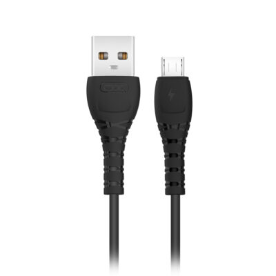 Καλώδιο USB High-Speed Α αρσ. - Micro USB αρσ., 1.00m σε μαύρο χρώμα XO NB-Q165
