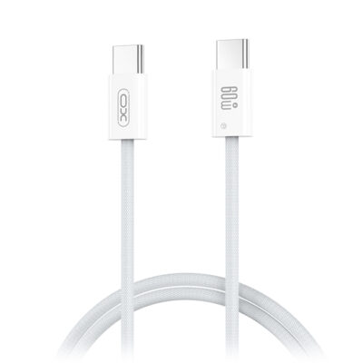 Καλώδιο USB High-Speed Type-C αρσ. - Type-C αρσ., 1.00m σε λευκό χρώμα XO NB-Q273
