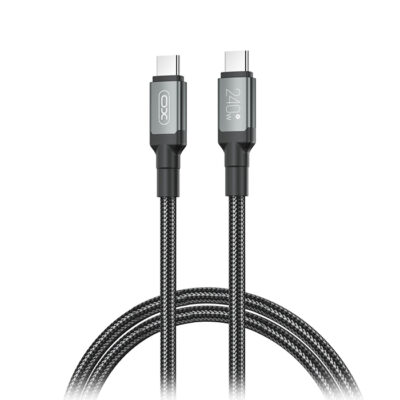 Καλώδιο USB High-Speed Type-C αρσ. - Type-C αρσ. 240W, 1m σε μαύρο χρώμα XO NB-Q264A