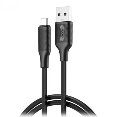Καλώδιο USB High-Speed A αρσ. - USB Type-C αρσ. 15W, 1.00m σε μαύρο χρώμα XO NB265