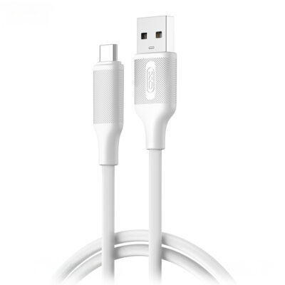 Καλώδιο USB High-Speed A αρσ. - USB Type-C αρσ. 15W, 1.00m σε λευκό χρώμα XO NB265