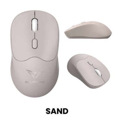 ALCATROZ SILENT BT5.4 WIRELESS MOUSE AIRMOUSE DUO 6R SAND AMDS6R-SD
