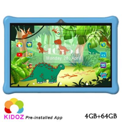 LAMTECH OCTA-CORE KID TABLET 10.1' 4GB+64GB ANDROID 14 SKY BLUE DINOSAUR'S JUNGLE LAM980299