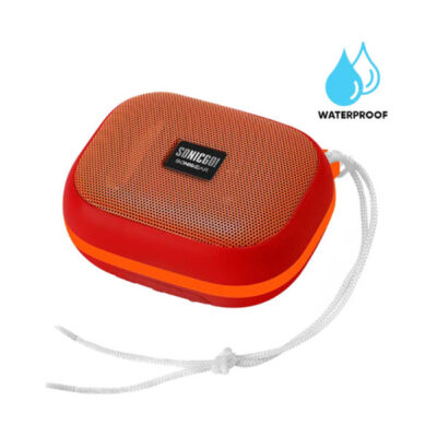SONICGEAR PORTABLE BT5.3 WATERPROOF SPEAKER SONICGO! 101 AQUA RED SG101-AQUA-R