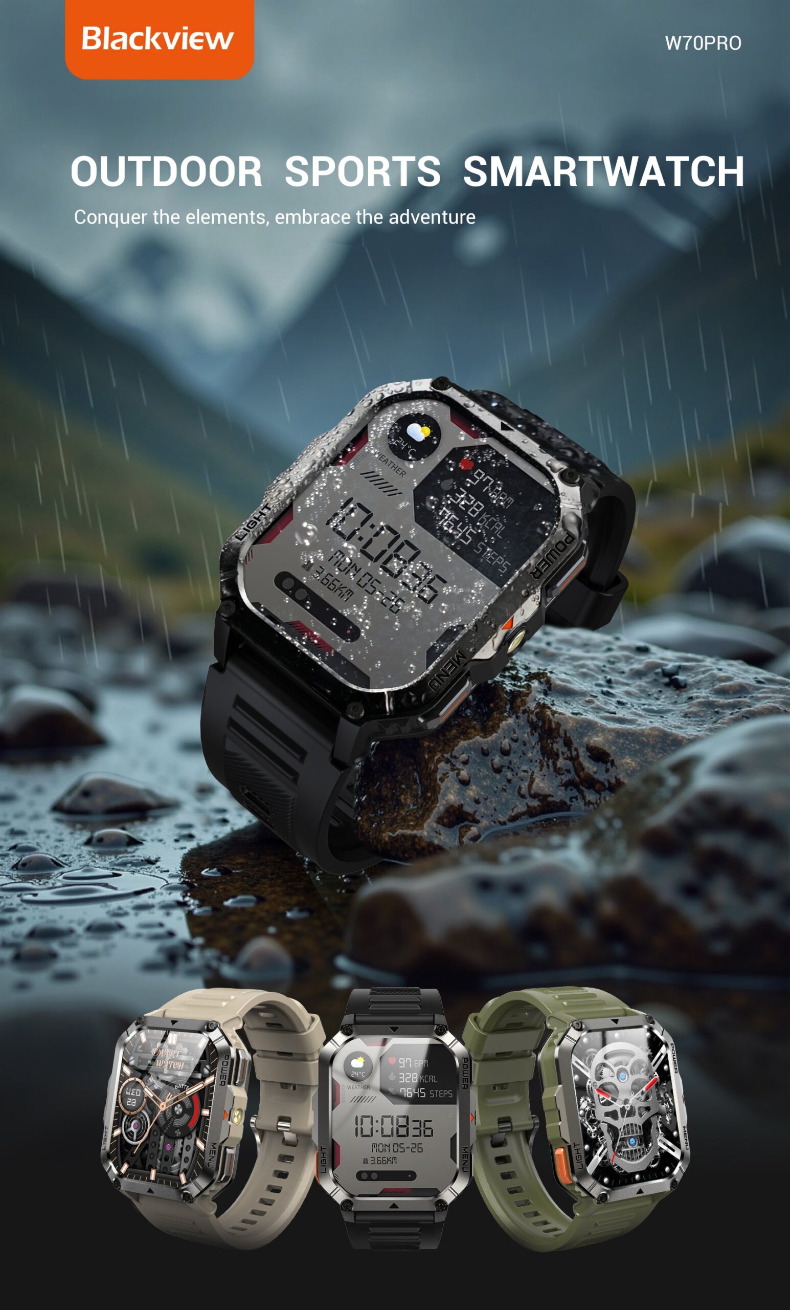 Blackview W70 Pro Outdoor Smartwatch