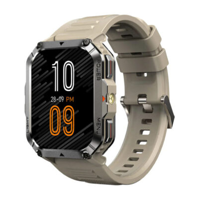 BLACKVIEW MULTI-FUNCTION SMARTWATCH WITH FLASHLIGHT COMPASS BT CALL & HEALTH MANAGEMENT KHAKI W70PRO-KH