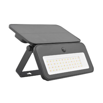 Προβολέας LED 8W 3000K/4000K/6500K με Solar Panel & Ανιχνευτή Κίνησης IP65 WELLMAX